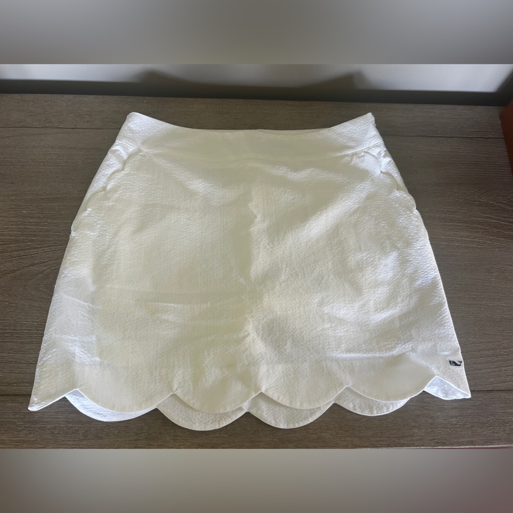 Vineyard Vines White Skort Performance Fabric